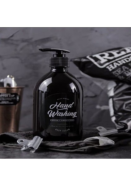 Bir Stil Şampuan Vücut Yıkama Saç Kremi Şampuan Basın Şişesi Banyo Sabun Dağıtıcısı Sıvı Duş Jeli Sabun Dolum Şişesi (Yurt Dışından)