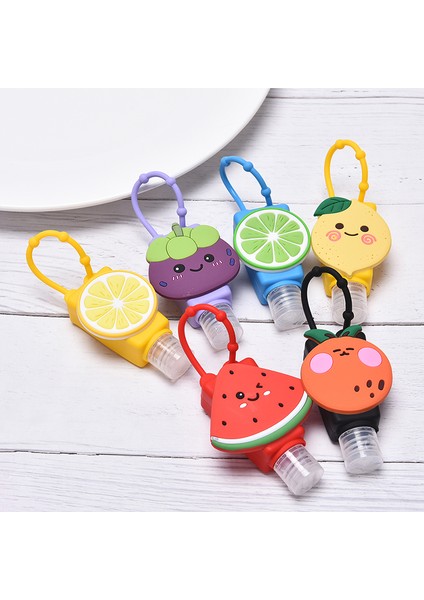 YHG174-E Stili 30 ml Meyve Silikon El Dezenfektanı Seyahat Taşınabilir Güvenli Jel Tutucu Tek Kullanımlık Temizleme Sabunu Dispenser El Jeli Tutucu Çocuklar Için (Yurt Dışından) fırsatları