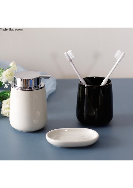 300ML Stili 240ML Saf Renkli Sadelik Banyo Aksesuarları El Sabunu Dispenseri Seramik Losyon Şişesi Sabunluk Ağızlık Bardak Sabun Dispenserleri (Yurt Dışından) fiyatları