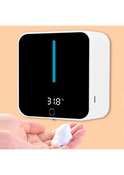 Damla Tarzı Duvar Montajlı Banyo Yıkama Makinesi LED Sabunluk Otomatik Sensör Ir Termometre Non- Sabunluk (Yurt Dışından) fırsatları