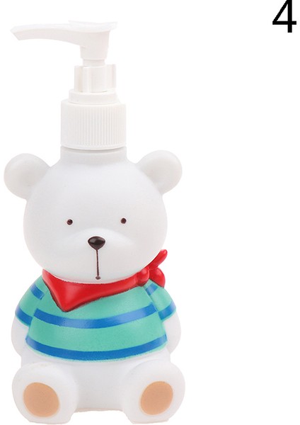A4 Stili Sevimli Karikatür Hayvan El Sabunu Pompası Losyon El Sabunu Şampuan Duş Jeli Dağıtıcı (Yurt Dışından)
