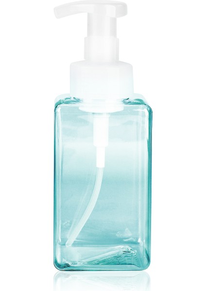 Mavi Stil 450 ml 250ML Köpük El Yıkama Basma Şişesi Seyahat Plastik Şeffaf Boş Sıvı Duş Jeli Köpük Pompalı Başlığı Sprey Şişe (Yurt Dışından)