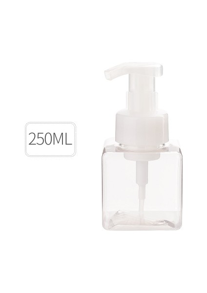 250ML Şeffaf Stil Yeni Tasarım Sabun Pompalı Şişeler Banyo Şampuan Kozmetik Krem Losyon Kapları Basın Boş Şişeler Banyo Aksesuarları (Yurt Dışından)