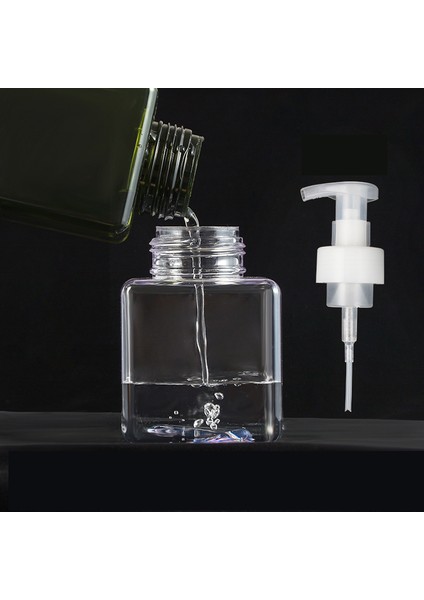 250ML Şeffaf Stil Yeni Tasarım Sabun Pompalı Şişeler Banyo Şampuan Kozmetik Krem Losyon Kapları Basın Boş Şişeler Banyo Aksesuarları (Yurt Dışından) indirimleri