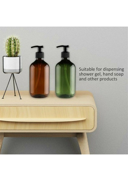 1pc Yeşil 500ML Tarzı Boş Pompa Şişesi Losyon Şampuan Sıvı Konteyner Seyahat Yuvarlak Omuz Losyon Şişesi Plastik Boş Şişe (Yurt Dışından) modelleri