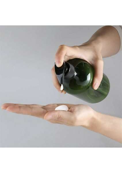 1pc Yeşil 500ML Tarzı Boş Pompa Şişesi Losyon Şampuan Sıvı Konteyner Seyahat Yuvarlak Omuz Losyon Şişesi Plastik Boş Şişe (Yurt Dışından) fırsatları