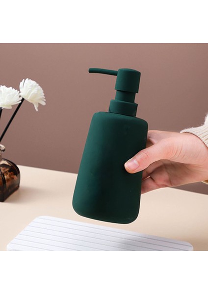 Beyaz 400ML Tarzı Mat Seramik Sabunluk Banyo 400ML Sıvı Boş Dolum Alt Şişe El Dezenfektan Duş Jeli Şampuan Şişeleri (Yurt Dışından) indirimleri