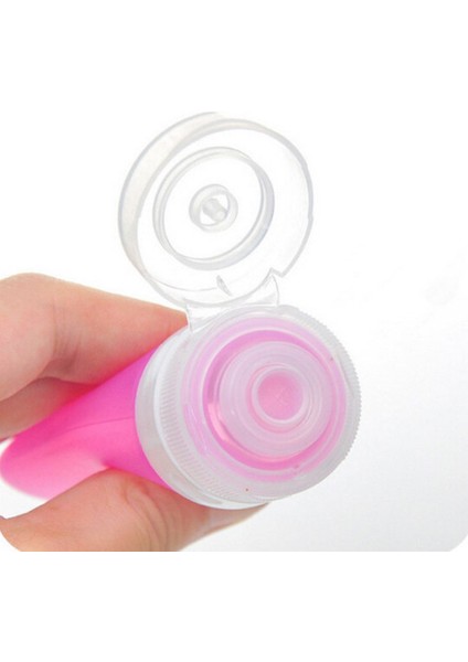 Mavi Stil 89ML Boş Seyahat Şişeleri Doldurulabilir Sabun Dağıtıcı Cilt Bakımı Losyon Şampuan Jel Sıkılabilir Silikon Şişe Kapları (Yurt Dışından) fırsatları