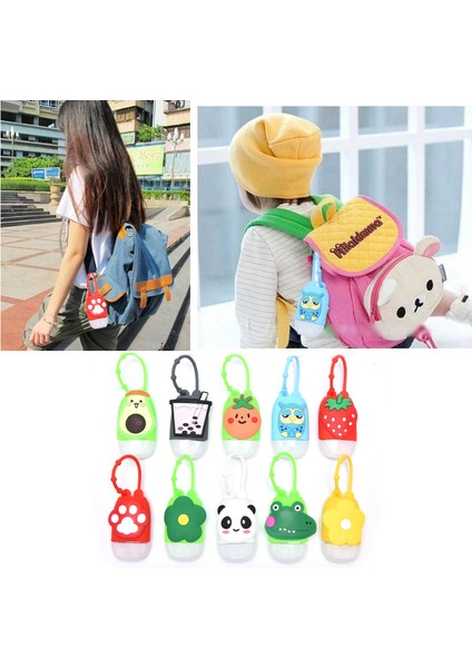 P Stili Sevimli Karikatür Plastik Banyo Bebek Duş El Dezenfektanı Şişesi Seyahat Sabun Tutucu 30ML 1 Adet (Yurt Dışından) fiyatları