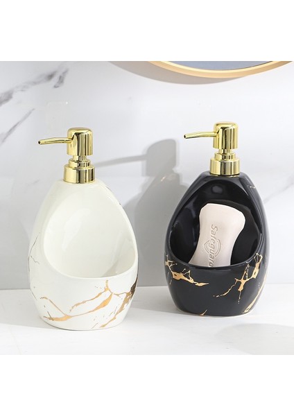 L-001 Şekillendirme Mermer Doku Seramik Sabunluk El Dezenfektanı Şişesi Deterjan Şişesi Mutfak Banyo Aksesuarları Seramik Losyon (Yurt Dışından) fiyatları