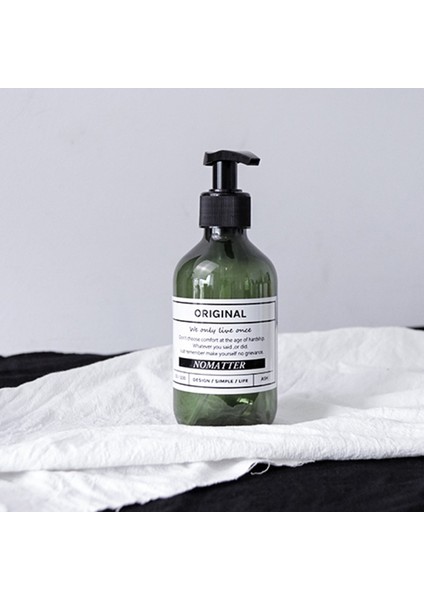 71A Stili 300ML ml Banyo Sabunluk Şişe Şampuan Vücut Yıkama Saç Kremi Plastik Basın Pompası Saklama Şişesi Ev Alt Şişeler (Yurt Dışından)