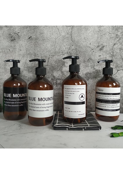 71A Stili 300ML ml Banyo Sabunluk Şişe Şampuan Vücut Yıkama Saç Kremi Plastik Basın Pompası Saklama Şişesi Ev Alt Şişeler (Yurt Dışından) fiyatları