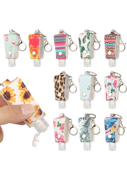 No.21 Tarzı 30ML Seyahat Taşınabilir Kapaklı Şişe Doldurulabilir El Dezenfektanı Parfüm Konteynerleri Yeniden Kullanılabilir Boş Şişe Anahtarlık Kanca Ile (Yurt Dışından) modelleri