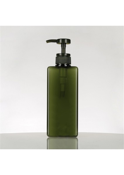Yeşil Stil 450ML Yolculuk Şişeleri Sıvı Sabun Dağıtıcı Şişe Çeşitli Kapasiteler Boş Basın Türü Şampuan Vücut Yıkama Losyon Şişesi Banyo (Yurt Dışından)