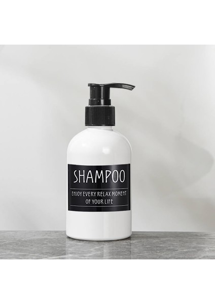 F Stili Banyo Depolama Şampuan Duş Jeli Saç Kremi Için Doldurulabilir Beyaz Silindirik Sabun Pompalı Şişe (Yurt Dışından) fırsatları