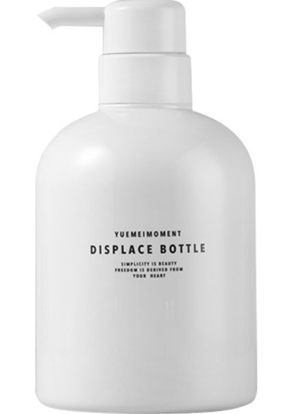 W Stili 500ML Banyo Için Taşınabilir Sabun Şişesi ml Sıvı Dispenser Şişe Boş Pompalı Şampuan Vücut Yıkama Losyon Plastik Şişe (Yurt Dışından)