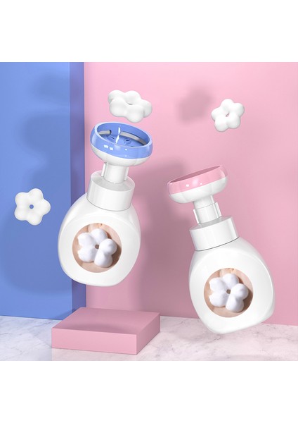 Mavi Stil 300ML Stokta Çiçek Sıvı Sabunluk Damga El Sabunu Pompası Şişe Çiçek Köpükleyici El Sabunu Plastik Banyo Seyahat Saklama Kavanozu (Yurt Dışından) fiyatları