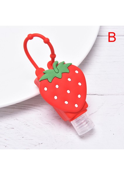 B Tarzı 30 ml Meyve Silikon El Dezenfektanı Seyahat Taşınabilir Güvenli Jel Tutucu Tek Kullanımlık Temizleme Sabunu Dispenser El Jeli Tutucu Çocuklar Için (Yurt Dışından)