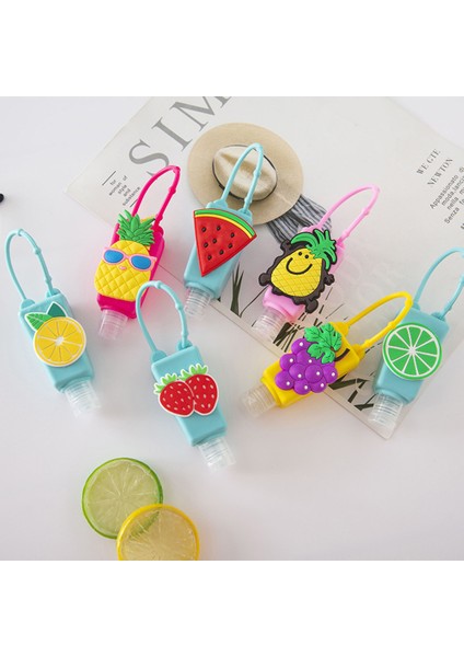 No.1 Tarzı El Dezenfektanı Silikon Şişe Tutucusu 30ML Karikatür Meyve Dondurma Şeklinde Su Içmeyen El Dezenfektanı Şişe Tutucusu Wxv Sal (Yurt Dışından) modelleri