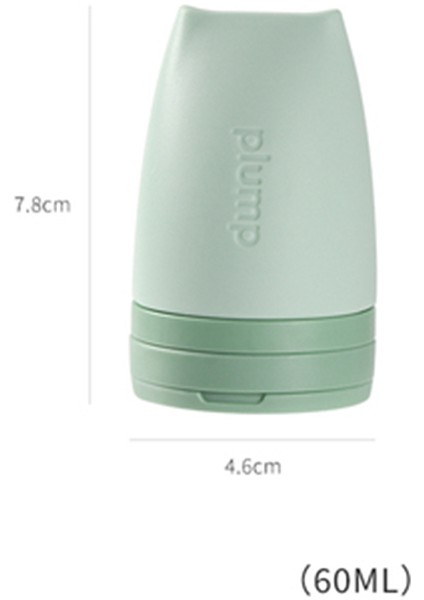 Küçük Yeşil Stil Seyahat Kozmetik Şişe Silikon Şişe Seyahat Taşınabilir Cilt Bakımı Şişesi Çevre Dostu Geri Dönüşümlü Doldurulabilir Şişe ml (Yurt Dışından)