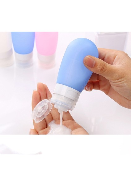 Yeşil Stil 38ML 80ML Boş Silikon Seyahat Paketleme Sıkma Şişesi Losyon Şampuan Banyo Kapları Taşınabilir Şişe Sabun Dağıtıcıları (Yurt Dışından) indirimleri