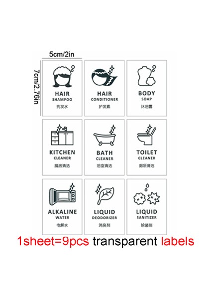 Evrensel Boyutlu Etiket Stili 400 ml Banyo Büyük Kapasiteli Çamaşır Deterjanı Şişesi Ev Yeniden Doldurulabilir Temizlik Ajanıyla Dolu Çamaşır Deterjanı Şişesi (Yurt Dışından)