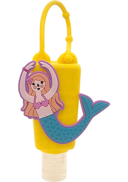 Resim Stili Olarak 30ML Seyahat Taşınabilir Güvenli Jel Tutucu Askı Ile Silikon Çizgi Film Mini El Dezenfektanı Tek Kullanımlık Temizleyici Detaylı Kapaklı (Yurt Dışından) indirimleri