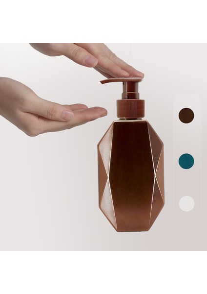 Kahve Stili 500 ml 300ML Pet Taşınabilir Sabun Pompalı Şampuan Şişesi Sıvı Duş Jeli Dolum Banyo Kavanoz Ev Aleti (Yurt Dışından) modelleri