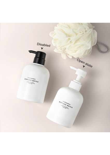 W Stili 500ML Banyo Için Taşınabilir Sabun Şişesi ml Sıvı Dispenser Şişe Boş Pompalı Şampuan Vücut Yıkama Losyon Plastik Şişe (Yurt Dışından) indirimleri