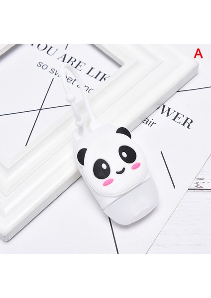 Bir Stil Sevimli Karikatür Plastik Banyo Bebek Duş El Dezenfektanı Şişesi Seyahat Sabun Tutucu 30ML 1 Adet (Yurt Dışından)