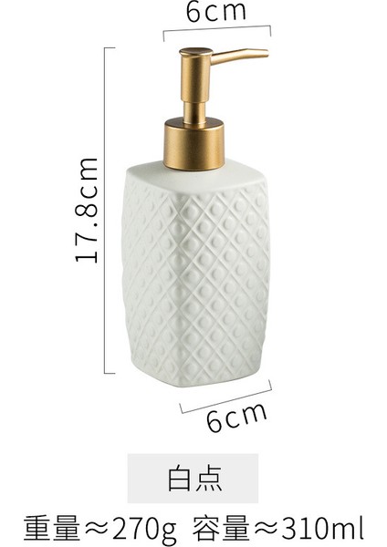 Sarı Stil Yaklaşık 310ML 310 ml Boş El Dezenfektanı Şişeleri Seramik Banyo Sabun Şampuan Saç Kremi Dispenser Tutucu Banyo Aksesuarları (Yurt Dışından)