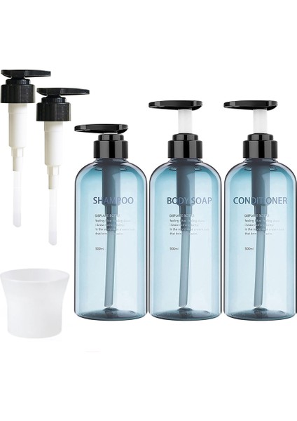 C-KAHVERENGI-500ML Stili Basın Tipi Losyon Boş Şişe 300ML Banyo Şampuanı Büyük Kapasiteli Emülsiyon Konteyner Sıvı Sabun Dispenseri (Yurt Dışından) modelleri