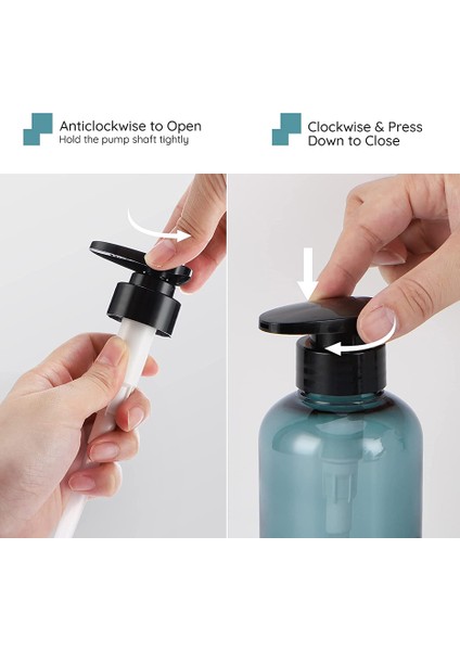 C-KAHVERENGI-500ML Stili Basın Tipi Losyon Boş Şişe 300ML Banyo Şampuanı Büyük Kapasiteli Emülsiyon Konteyner Sıvı Sabun Dispenseri (Yurt Dışından) indirimleri