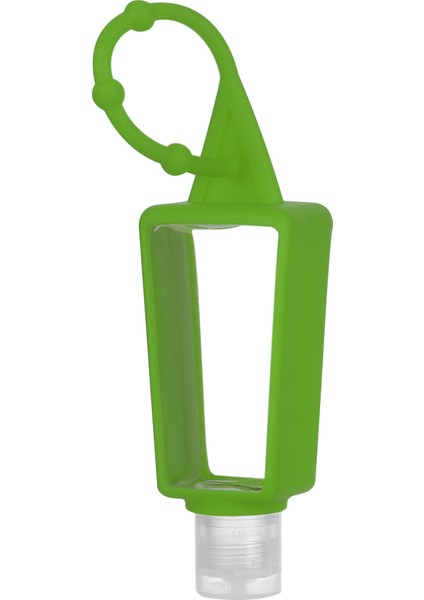 Kırmızı Stil Taşınabilir Seyahat Dolum Şişesi Silikon El Dezenfektanı Parfüm Tutucu Anahtarlık Tutucu Mini Boş Konteyner Şişe (Yurt Dışından)