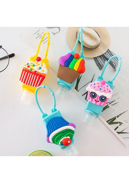 No.3 Tarzı El Dezenfektanı Silikon Şişe Tutucusu 30ML Karikatür Meyve Dondurma Şeklinde Su Içmeyen El Dezenfektanı Şişe Tutucusu Wxv Sal (Yurt Dışından) fiyatları