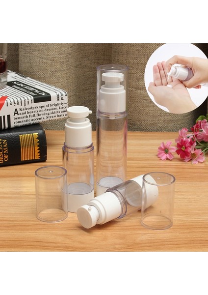 Losyon Şişesi Stili 30ML 15ML 30ML 50ML 80ML 100ML Plastik Vakum Sprey & Pompa Losyon Dolum Şişesi Seyahat Kozmetik Ambalaj Boş Airless Kasa (Yurt Dışından) fiyatları