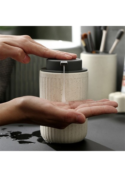 O Tarzı Nordik Seramik El Dezenfektanı Şişesi Yaratıcı Banyo Duş Jeli Şişesi Minimalist Losyon Şişesi Taşınabilir Otel Sabun Dispenseri (Yurt Dışından) fırsatları