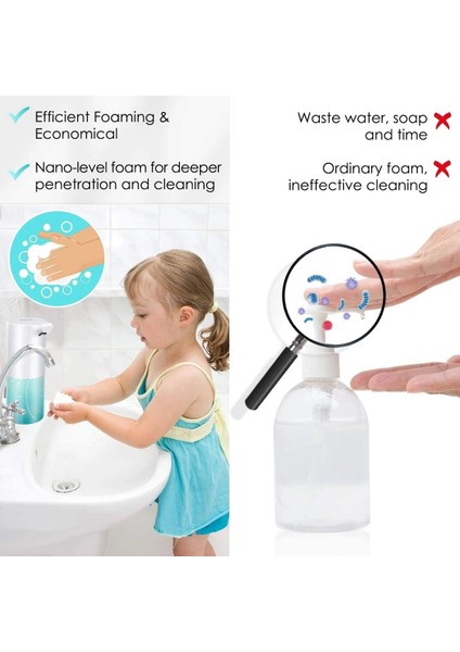 250ML Güç Pil Stili Otomatik Sabun Dispenseri USB Şarj Edilebilir Köpüklü Dokunmatik Elsiz Taşınabilir Köpük Sıvı Sabun Dispenseri Banyo Mutfak Için (Yurt Dışından) fırsatları