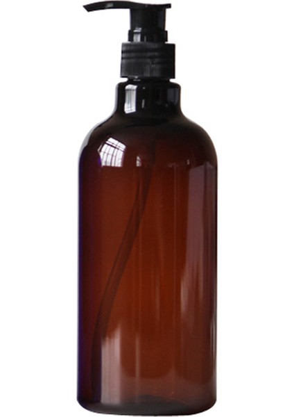 C Stili El Yıkama 500ML Sabun Pompalı Şişe Dispenser Banyo Doldurulabilir Şampuan Duş Kremi Konteyner Plastik Boş Şişeler (Yurt Dışından)