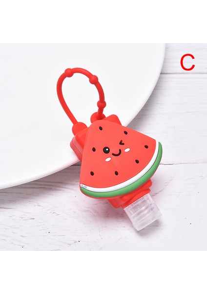 C Stili 30 ml Meyve Silikon El Dezenfektanı Seyahat Taşınabilir Güvenli Jel Tutucu Tek Kullanımlık Temizleme Sabunu Dispenser El Jeli Tutucu Çocuklar Için (Yurt Dışından)