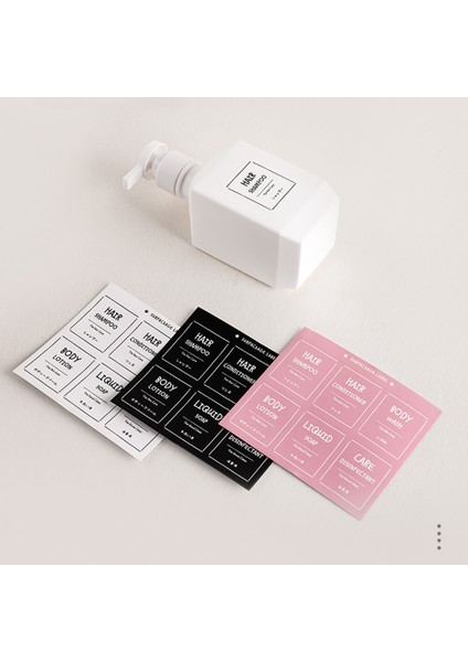12 Adet M Tarzı Banyo Şişe Etiket Sticker Kozmetik Losyon Sabun Pompası Işaretleri Yapışkan Etiketler Su Geçirmez Şampuan Krem Etiketleri (Yurt Dışından) fırsatları