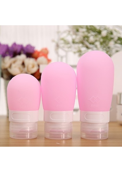 Yeşil Stil 60ML 80ML Boş Silikon Seyahat Paketleme Sıkma Şişesi Losyon Şampuan Banyo Kapları Taşınabilir Şişe Sabun Dağıtıcıları (Yurt Dışından) fırsatları