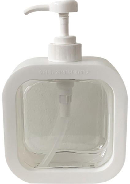 500ML Tarzı Çıkarılabilir Şampuan Basın Şişesi Sıvı Sabun Pompası Sabun Şişesi Banyo Saklama Şişeleri Duş Doldurulabilir Plastik (Yurt Dışından)