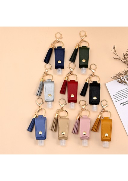 Siyah Stil 30ML 30ML Mini Eller Taşınabilir Hidroalkolik Jel Şişesi Hidroalkolik Jel Anahtarlık El Dezenfektan Kılıfı Deri Kılıf Anahtarlık (Yurt Dışından) fiyatları