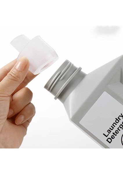 BEYAZ-400ML Tarzı Çamaşır Sıvı Dolum Şişesi Çamaşır Deterjanı Dispenseri Büyük Kapasiteli Yumuşatıcı Deterjan Depolama Kabı (Yurt Dışından) fırsatları