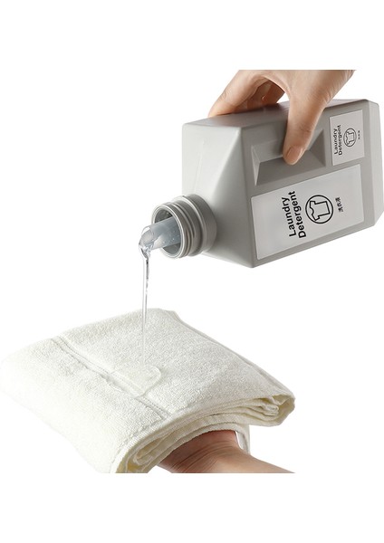 BEYAZ-400ML Tarzı Çamaşır Sıvı Dolum Şişesi Çamaşır Deterjanı Dispenseri Büyük Kapasiteli Yumuşatıcı Deterjan Depolama Kabı (Yurt Dışından) indirimleri