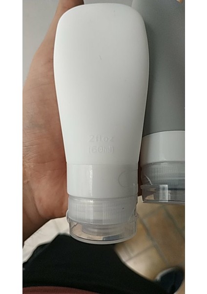 Beyaz-1 Adet Tarzı 60ML 2oz Silikon Doldurulabilir Şişe Seyahat Şampuan Şişesi Losyon Seyahat Paketleme Sıkma Şişeler Taşınabilir Kozmetik Kapları (Yurt Dışından)