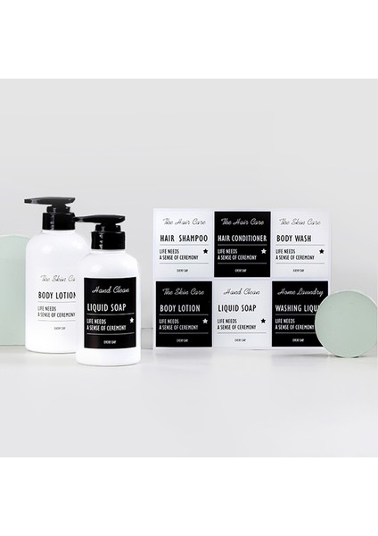 F Stili Nordic Sabun Şişesi Etiket Sticker Seti Banyo Şampuan Losyon Dağıtıcı Etiketleri Su Geçirmez Kendinden Yapışkanlı Tanımlama Etiketi (Yurt Dışından) fırsatları
