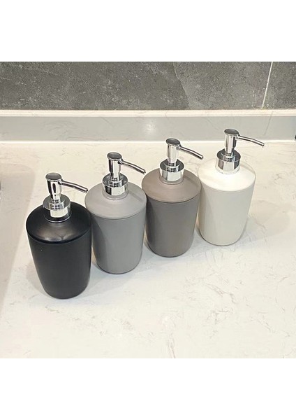 Fildişi Tarzı 340ML Plastik Banyo Sıvı Sabun Pompalı Şişe Banyo Aksesuarları El Dezenfektanı Duş Jeli Şampuan Şişesi (Yurt Dışından) modelleri