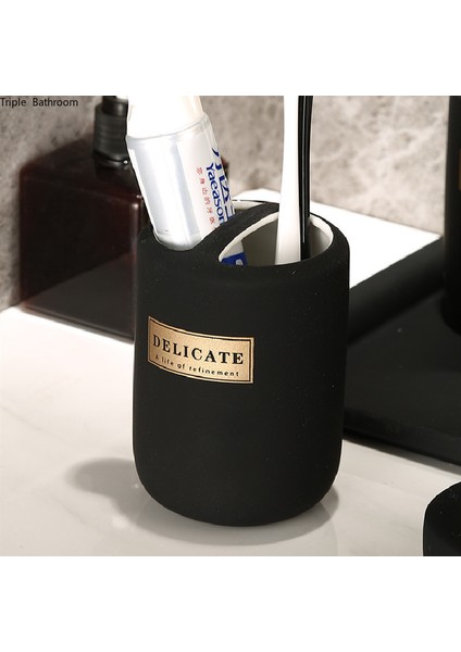 B1 Stili Nordik Lüks Stil Seramik Taşınabilir Banyo Aksesuarları Losyon Şişesi Sabunluk Ağızlık Bardak Diş Fırçası Tutucu Sabunluk (Yurt Dışından) fırsatları